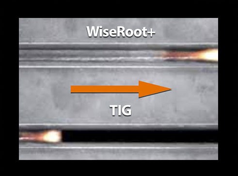 Porovnání rychlostí WiseRoot - TIG