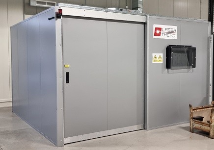 Bezpečnostní buňka Laser s kamerou a monitorem
